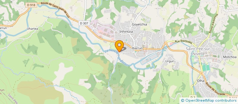 localisation de l'entreprise MONSIEUR GREGOIRE LEBON à SAINT-PEE-SUR-NIVELLE