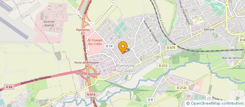 localisation de l'entreprise MONSIEUR GREGOIRE LECHEVALLIER  BRETTEVILLE-SUR-ODON