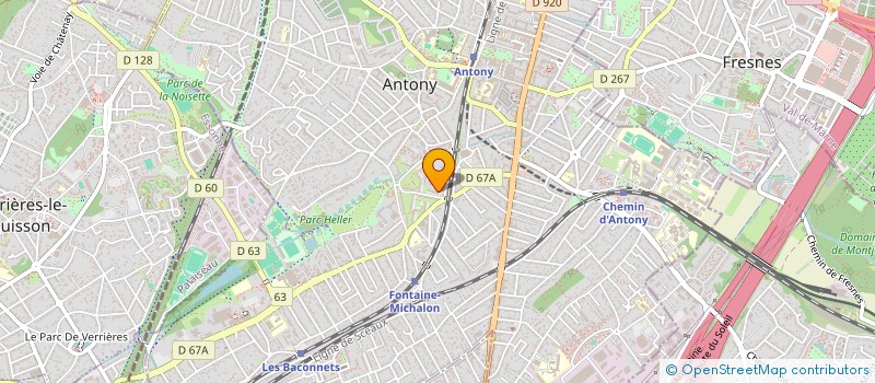 localisation de l'entreprise MONSIEUR GREGOIRE LEFEVRE à ANTONY