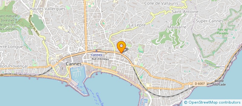 localisation de l'entreprise MONSIEUR GREGOIRE LEHEMBRE  ANTIBES