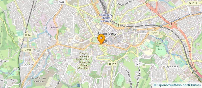 localisation de l'entreprise MONSIEUR GREGOIRE LEROY à CHAMBERY