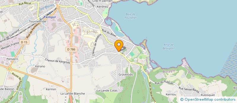 localisation de l'entreprise MONSIEUR GREGOIRE LESCHALLIER DE LISLE  PAIMPOL