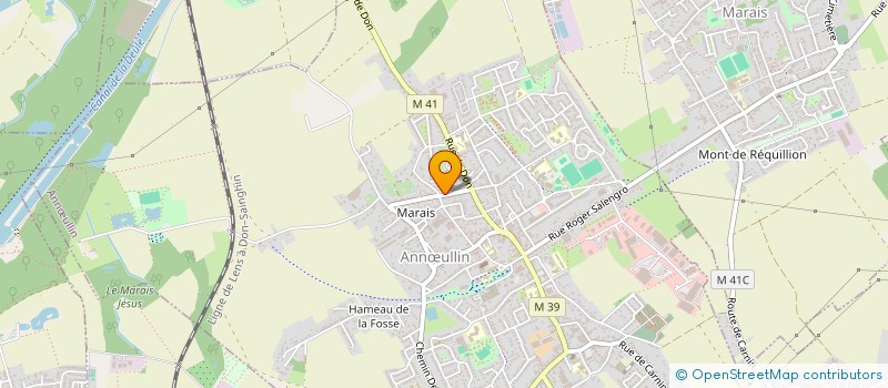 localisation de l'entreprise MONSIEUR GREGOIRE LESCHAVE  ANNULLIN