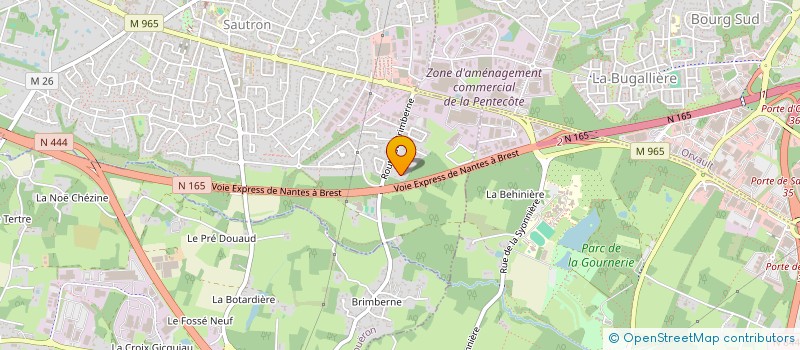 localisation de l'entreprise MONSIEUR GREGOIRE LOISEL  SAUTRON