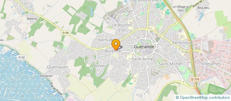 localisation de l'entreprise MONSIEUR GREGOIRE MAGRE  GUERANDE