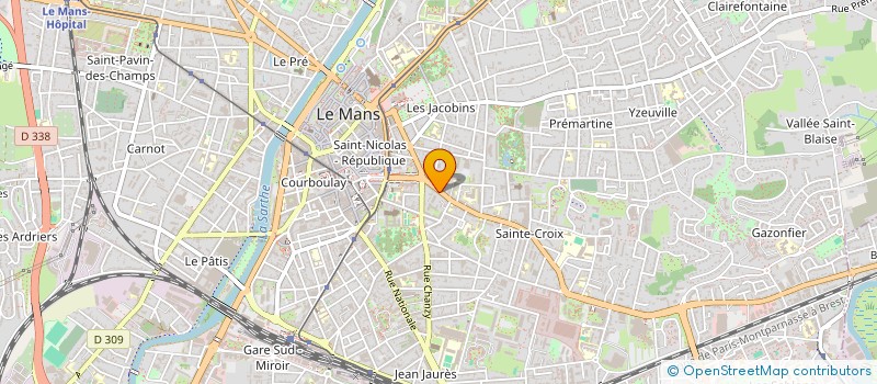 localisation de l'entreprise MONSIEUR GREGOIRE MALOIGNE  LE MANS