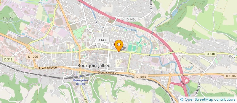 localisation de l'entreprise MONSIEUR GREGOIRE MARIN  BOURGOIN-JALLIEU