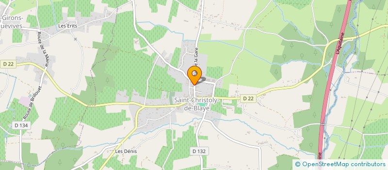 localisation de l'entreprise MONSIEUR GREGOIRE MAROT  SAINT-CHRISTOLY-DE-BLAYE