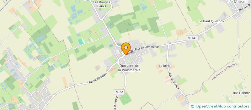 localisation de l'entreprise MONSIEUR GREGOIRE MATHIEU à FROMELLES