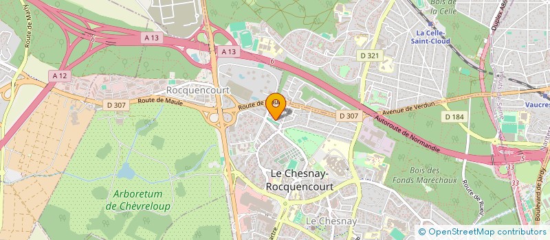 localisation de l'entreprise MONSIEUR GREGOIRE MAUREL  LE CHESNAY-ROCQUENCOURT