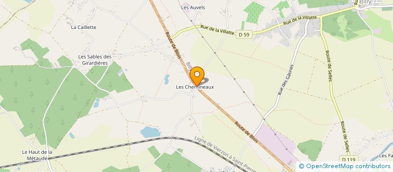 localisation de l'entreprise MONSIEUR GREGOIRE MAUTIN  SOINGS EN SOLOGNE