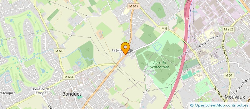 localisation de l'entreprise MONSIEUR GREGOIRE MELIN  BONDUES