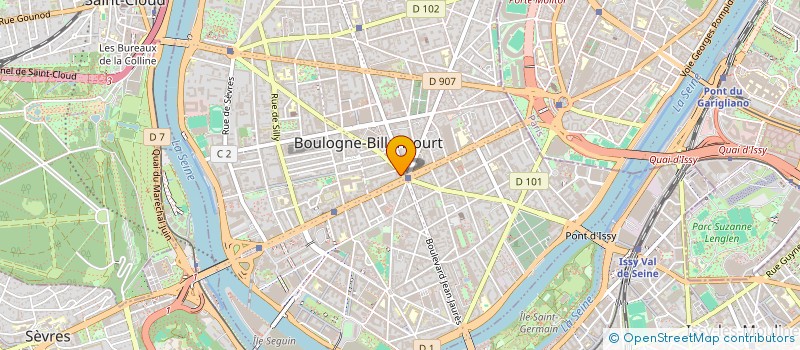 localisation de l'entreprise MONSIEUR GREGOIRE MENETRET à BOULOGNE-BILLANCOURT