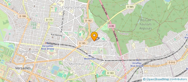 localisation de l'entreprise MONSIEUR GREGOIRE MENTRE à VERSAILLES