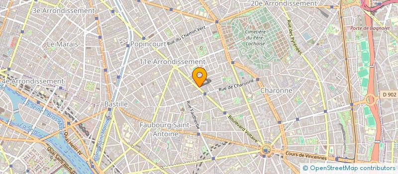 localisation de l'entreprise MONSIEUR GREGOIRE MERCADE  PARIS