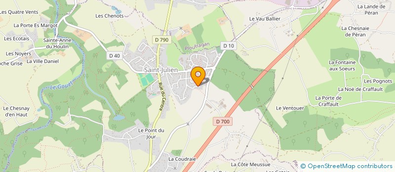 localisation de l'entreprise MONSIEUR GREGOIRE MERCIER  SAINT-JULIEN