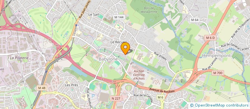 localisation de l'entreprise MONSIEUR GREGOIRE MIELLET à VILLENEUVE-D'ASCQ