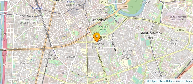 localisation de l'entreprise MONSIEUR GREGOIRE MINARD  GRENOBLE