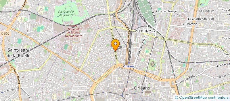 localisation de l'entreprise MONSIEUR GREGOIRE MORAIS  ORLEANS
