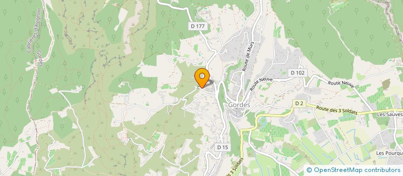 localisation de l'entreprise MONSIEUR GREGOIRE MOREAUX  GORDES