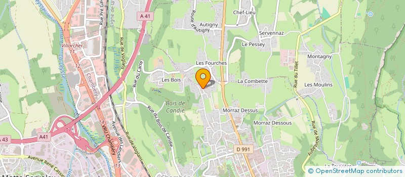 localisation de l'entreprise MONSIEUR GREGOIRE MOREL à CHAMBERY