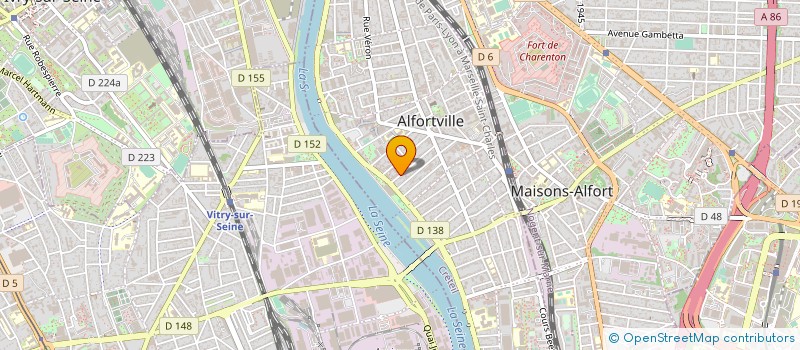 localisation de l'entreprise MONSIEUR GREGOIRE MURAT à ALFORTVILLE