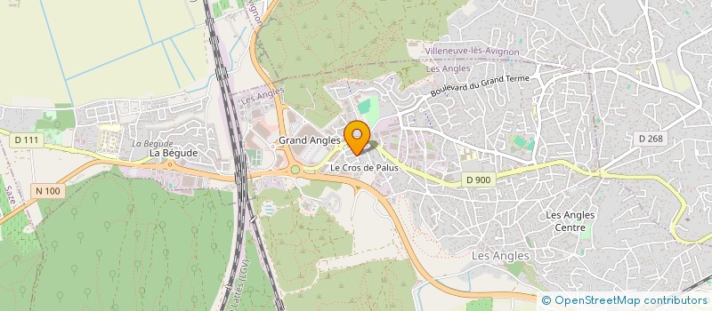 localisation de l'entreprise MONSIEUR GREGOIRE NAVARRO  LES ANGLES