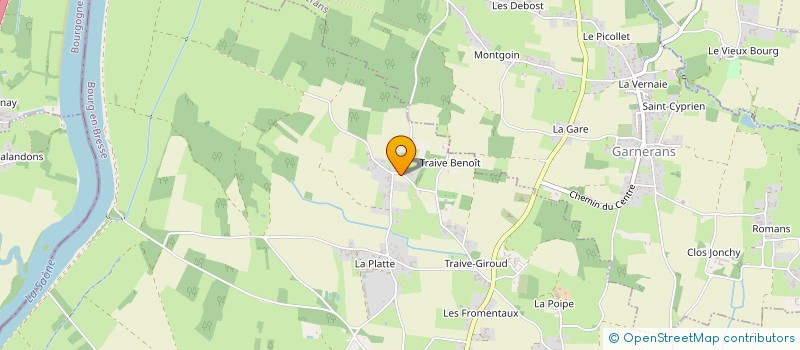 localisation de l'entreprise MONSIEUR GREGOIRE PACCOUD à SAINT-DIDIER-SUR-CHALARONNE