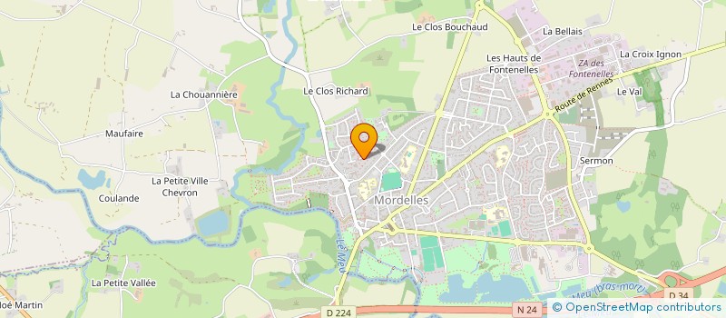 localisation de l'entreprise MONSIEUR GREGOIRE PELICHET à MORDELLES