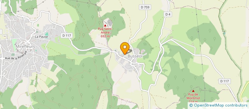 localisation de l'entreprise MONSIEUR GREGOIRE PENOT  SALLEDES