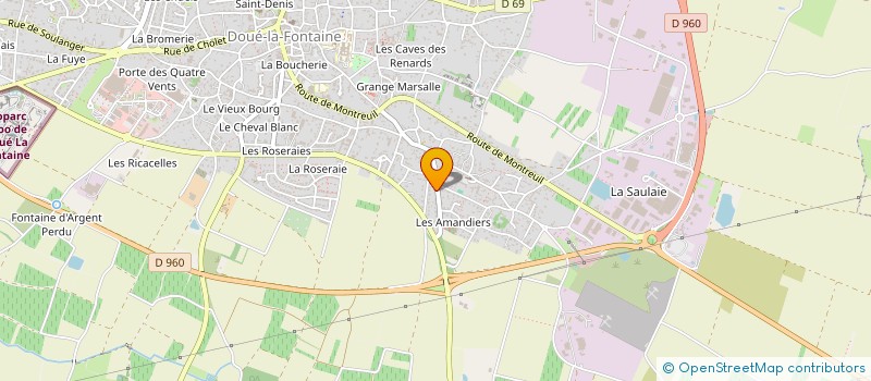 localisation de l'entreprise MONSIEUR GREGOIRE PEROCHEAU  DOUE-EN-ANJOU