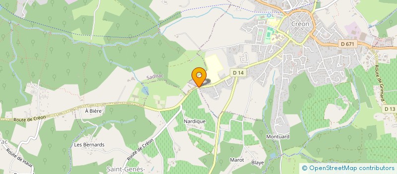 localisation de l'entreprise MONSIEUR GREGOIRE PERRO  BLESIGNAC