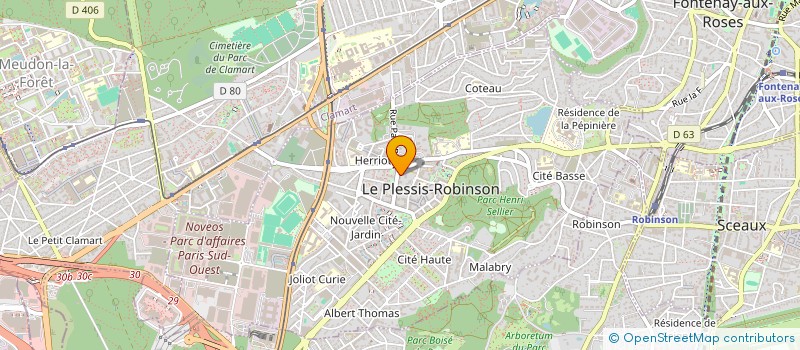 localisation de l'entreprise MONSIEUR GREGOIRE PIERRE à LE PLESSIS-ROBINSON