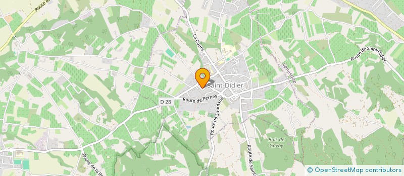 localisation de l'entreprise MONSIEUR GREGOIRE PORTE à SAINT-DIDIER
