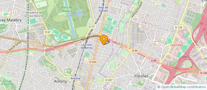 localisation de l'entreprise MONSIEUR GREGOIRE PREVOST à ANTONY