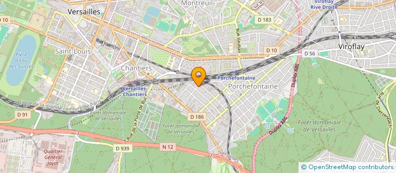localisation de l'entreprise MONSIEUR GREGOIRE PROUTEAU  VERSAILLES