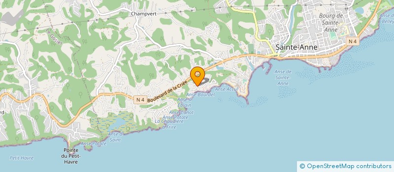 localisation de l'entreprise MONSIEUR GREGOIRE PRUNET-FOCH  SAINTE-ANNE