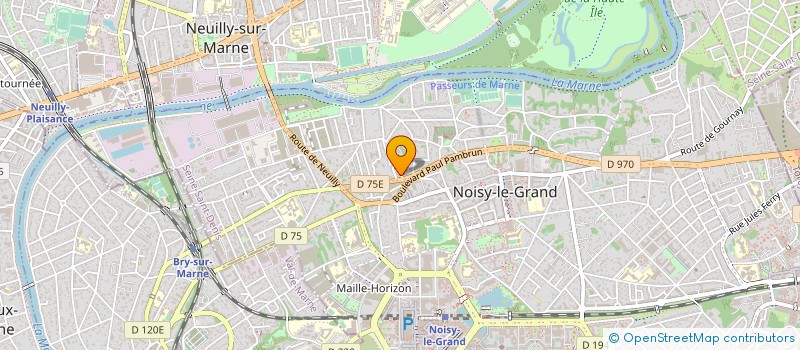 localisation de l'entreprise MONSIEUR GREGOIRE PUGET à NOISY-LE-GRAND