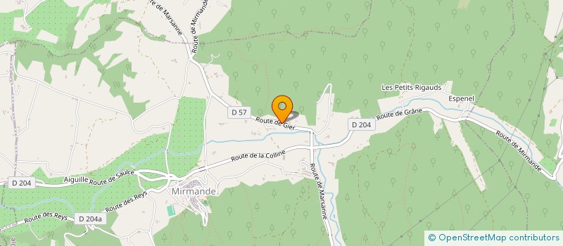 localisation de l'entreprise MONSIEUR GREGOIRE QUELLIER  MIRMANDE