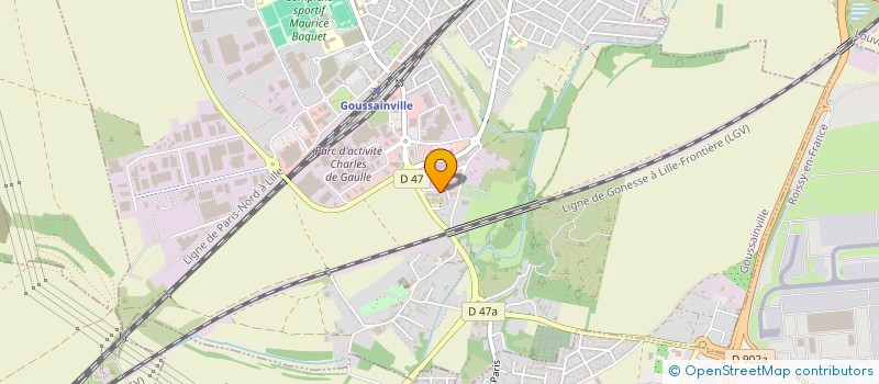 localisation de l'entreprise MONSIEUR GREGOIRE RAPHA  GOUSSAINVILLE