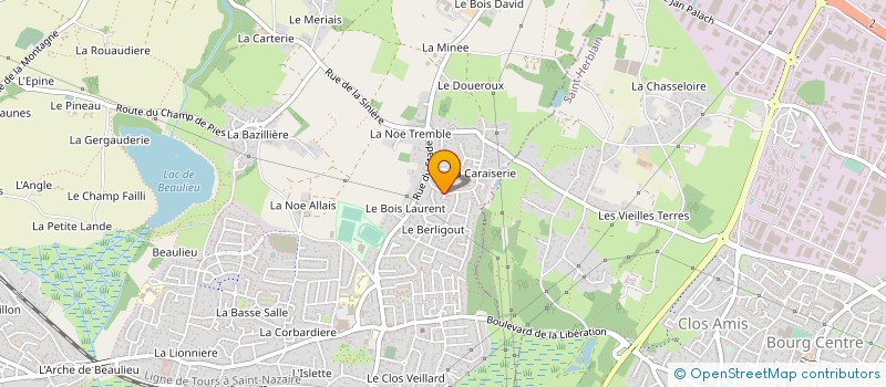 localisation de l'entreprise MONSIEUR GREGOIRE REGNIER à COUERON
