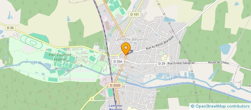 localisation de l'entreprise MONSIEUR GREGOIRE RENARD  LAMOTTE-BEUVRON