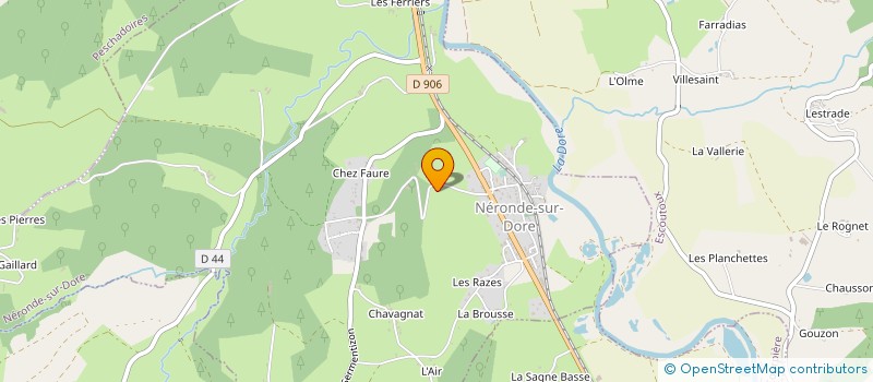 localisation de l'entreprise MONSIEUR GREGOIRE RENIE  VOLLORE-VILLE