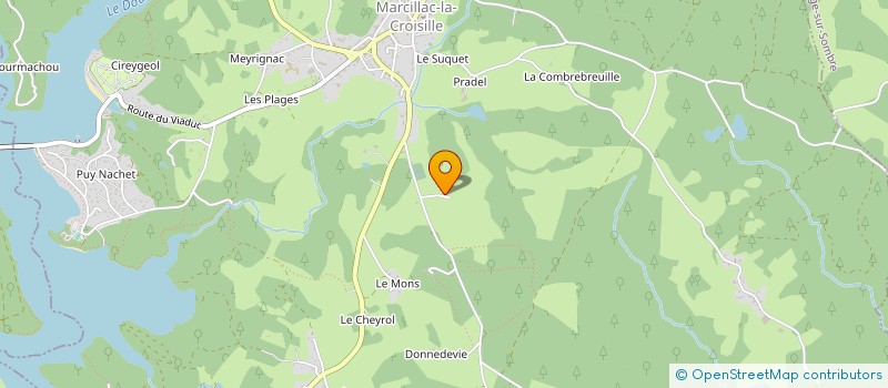 localisation de l'entreprise MONSIEUR GREGOIRE RIBERT  ARGENTAT-SUR-DORDOGNE