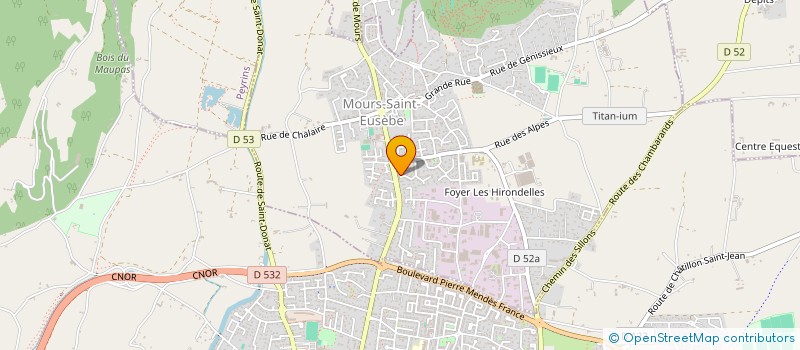 localisation de l'entreprise MONSIEUR GREGOIRE RISSOAN  MOURS-SAINT-EUSEBE