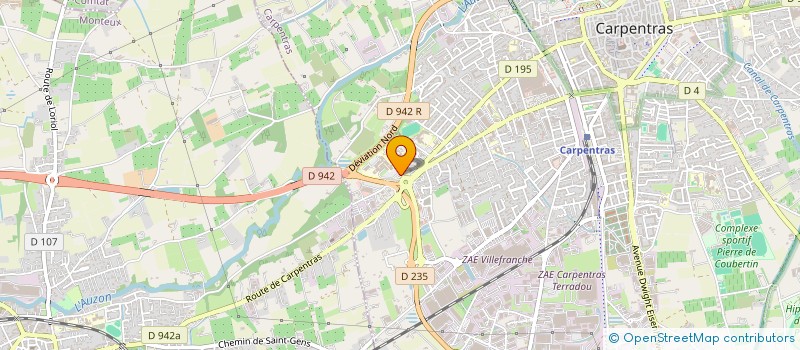 localisation de l'entreprise MONSIEUR GREGOIRE ROUSSEAU à CARPENTRAS