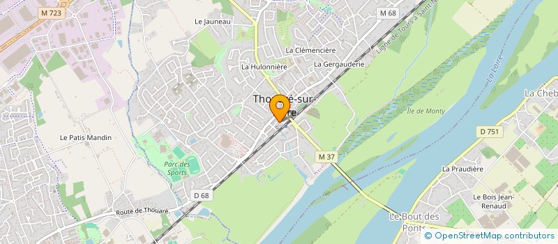 localisation de l'entreprise MONSIEUR GREGOIRE SALOMON à THOUARE-SUR-LOIRE