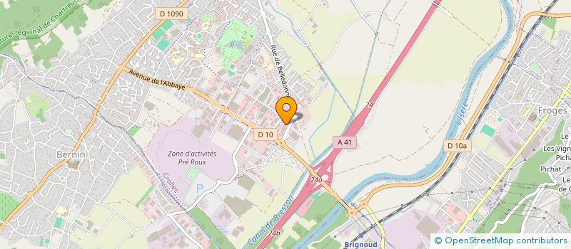 localisation de l'entreprise MONSIEUR GREGOIRE SARAGOUSSI  CROLLES