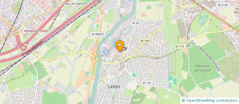 localisation de l'entreprise MONSIEUR GREGOIRE SIMONCINI  LATTES