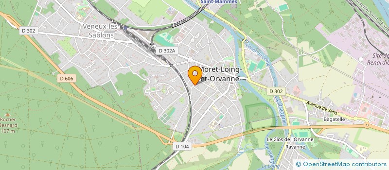 localisation de l'entreprise MONSIEUR GREGOIRE SULON  MORET-LOING-ET-ORVANNE